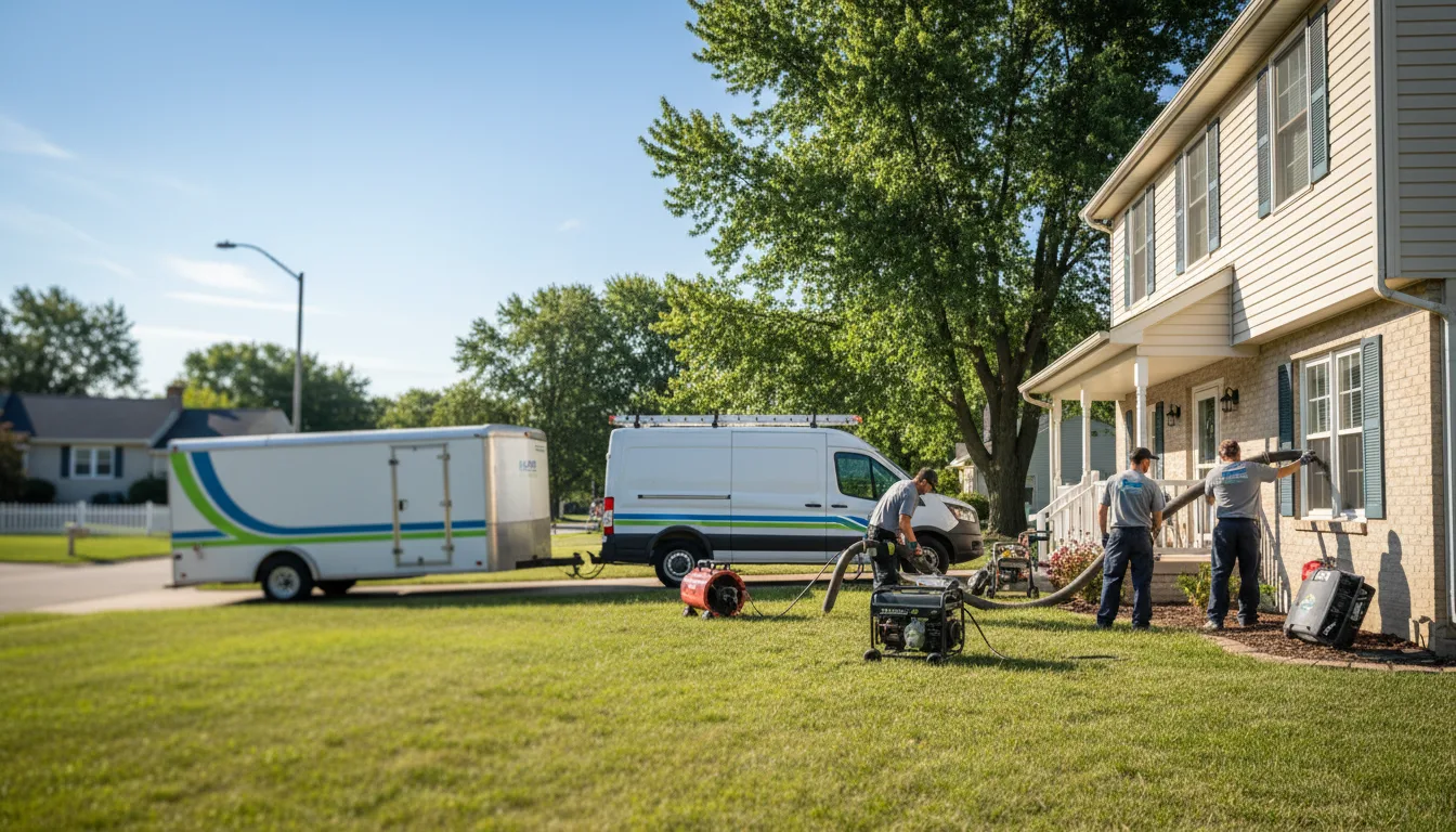 Flooded Basement Restoration And Cleanup With Repair in Goshen, OH near me